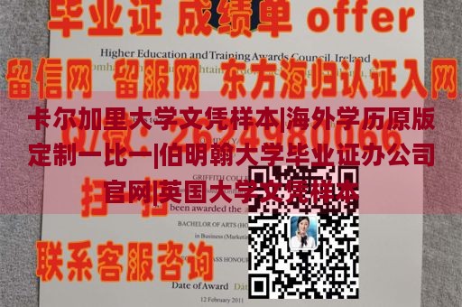 卡尔加里大学文凭样本|海外学历原版定制一比一|伯明翰大学毕业证办公司官网|英国大学文凭样本